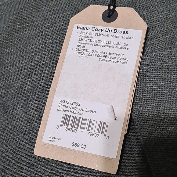 Prana Elana Cozy Dress Size Small New - Picture 5 of 6
